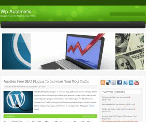 wpautomatic.com: Wp Automatic
Blogger Tools To Make Money Online