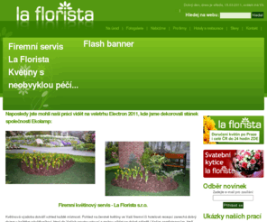 laflorista.cz: Firemní květinová výzdoba - firemní akce - La Florista, s.r.o.
Firemní květinová výzdoba - firemní akce - La Florista, s.r.o.