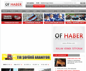 ofluyuz.com: Of Haber - Oflular, ofspor, oflu, of, of fotoğrafları, of haberleri
Oflular ile ilgili haber okumanın en doğru adresi. Son haberler, Ofspor , Of haberleri. Of, oflu, oflular, ofspor, of fotoğrafları ve daha fazlası için bizden ayrılmayın.