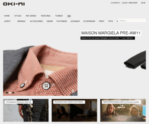 oki-ni.com: oki-ni
Shop exclusive designer menswear at oki-ni.com. Designer brands and labels include Maison Martin Margiela, Rick Owens, Jil Sander, Marc Jacobs...