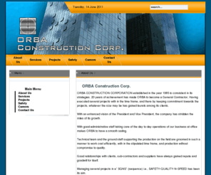 orbacon.com: ORBA CONSTRUCTION
ORBA Construction, 20 Years of Exellence in Construction