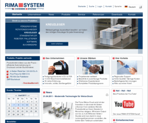 palletizing-robot.com: Rima-System
Rima-System GmbH - Conveyor, Trimmer, Stacker, Log Stacker, Robot / Palletizer, Software, Bookbindery - News (pt) bei Rima-System