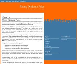 phonydiplomafakes.com: Phony Diploma Fakes. Order Now! Toll-Free 866-687-5403 today!!!
Phony Diplomas, diploma company.com, fake diploma