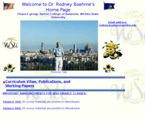 rdboehme.com: Home Page of Dr. Rodney Boehme
