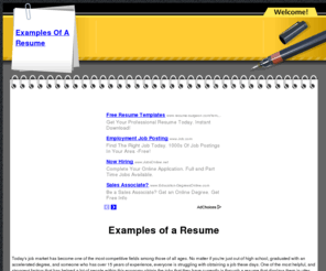 examplesofaresume.com: Examples Of A Resume: Resourceful resume examples
By looking at examples of a resume, a person can make theirs look great.
