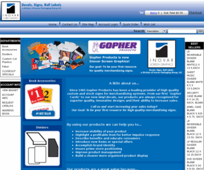 gopherproducts.com: Gopher Products
Plastic book tabs, photo dividers and music cards.