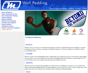 mancinoinc.com: Wall Padding Installation and Graphics by Mancino
Gymnasium Wall Padding, Protective Stadium Padding, Fence Padding, Athletic Gym Pad
