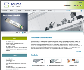 sourcefiberoptics.com: Welcome to Source Photonics, Inc.
