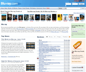 blu-ay.com: Blu-ray, Blu-ray Movies, Blu-ray Players, Blu-ray Reviews
Everything about Blu-ray Disc. Blu-ray reviews, releases, news, guides and forums covering Blu-ray movies, players, recorders, drives, media, software and much more.