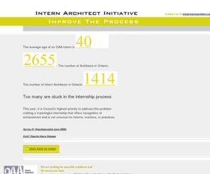 internarchitect.ca: Intern Architect Initiative - Improve the Process
OAA