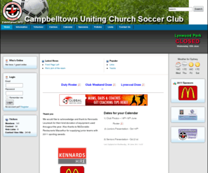 cucsc.org.au: Campbelltown Uniting Church Soccer Club
Campbelltown Uniting Church Soccer Club