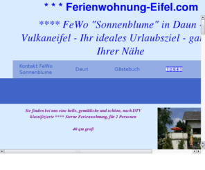 ferienwohnung-eifel.com: Willkommen im Ferienobjekt Ferienwohnung Anita Philipp - Hier wird preiswert direkt beim Gastgeber gebucht
Preisgünstige Übernachtungsmöglichenkeiten in Rheinland-Pfalz im Ferienobjekt Ferienwohnung Anita Philipp wo direkt beim Gastgeber gebucht wird