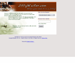 jiffywaiter.com: Jiffy Waiter
JiffyWaiter.com lists the best restaurants in top cities, including Fresno, New York City, San Francisco, Los Angeles, Boston, Washington DC, Chicago, Philadelphia, Connecticut, New Jersey, Paris and London.