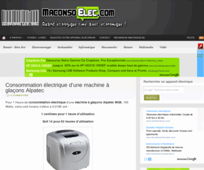 maconsoelec.com: Calculer sa consommation électrique en live ! Frigo, télévision, console, cafetière, sèche cheveux, cadre photo
