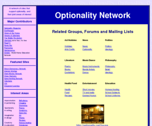 optionality.net: Optionality Index Page
Index page of the Optionality Network