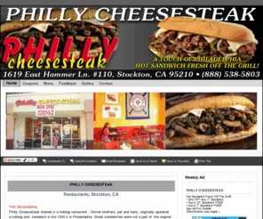 phillycheesesteakstockton.com: Restaurants: Philly Cheesesteak- Stockton, CA
Come on by and join Philly cheesesteak for some east coast classic