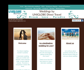 weddingsbyuniglobedirect.com: Destination Weddings by Uniglobe Direct Travel
Destination Wedding Specialists, Uniglobe Direct Travel Kelowna. Let us plan your dream destination wedding in Mexico, the Carribbean, USA and the South Pacific.