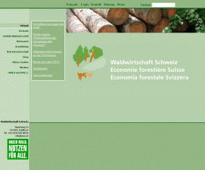 wvs.ch: Waldwirtschaft Schweiz: Startseite
