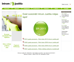 intrum.lv: Intrum Justitia - Esiet sveicināti Intrum Justitia mājas lapā!
Intrum Justitia Group ir viena no Eiropas vadošajām parādu piedzīšanas pakalpojumu kompānijām.