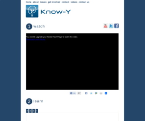 know-y.net: Know-Y.org
Know-Y.org is a public awareness campaign dedicated to educating Generation Y about important issues that will impact their future. It is a project of Intellectual Takeout, a non-profit, non-partisan think tank.