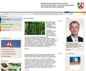 pro-nrw.de: Ministerium für Klimaschutz, Umwelt, Landwirtschaft, Natur- und Verbraucherschutz NRW
Internetangebot des Ministerium für Klimaschutz, Umwelt, Landwirtschaft, Natur- und Verbraucherschutz NRW