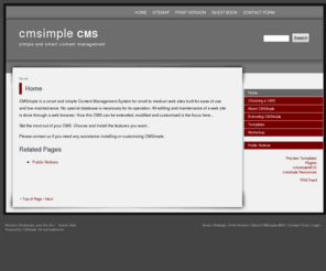 cmsimplecms.com: cmsimple-cms.com - Home
cmsimple-cms.com