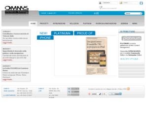 s3ms.org: :: OMNYS INFORMATION TECHNOLOGY - progettazione e architetture software, integrazione di sistemi informativi, soluzioni IT personalizzate | OMNYS
OMNYS è una azienda ad alta specializzazione operante nel settore dell’ICT che si occupa della progettazione e realizzazione di Applicazioni, Portali Corporate, System Integration e Architecture Design su sistemi informativi di livello enterprise.