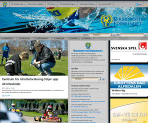 svenskidrott.se: RiksidrottsfÃ¶rbundet
RiksidrottsfÃ¶rbundets officiella webbplats