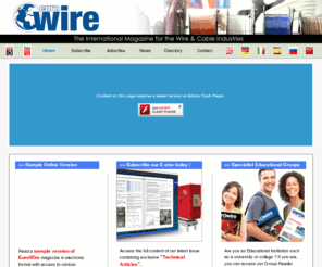 wiredusseldorf.com: EuroWire - The International Magazine for the Wire & Cable Industries - Home Page
