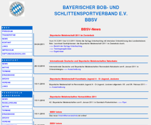 bbsv-online.de: Bayerischer Bob- und Schlittensportverband - BBSV
Bayerischer Bob- und Schlittensportverband - BBSV