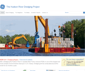 hudsoncleanup.org: GE's Hudson River PCB Dredging Project
GE is performing the Hudson River Dredging Project, one of the largest environmental dredging project in the U.S., with the approval and oversight of EPA.