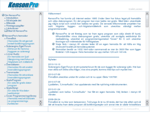 kensonpro.com: KensonPro, Programmering, Översättning, Bokföring
hemsida