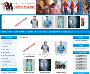 tienmanhgroup.com: Bảo hộ lao động Tiến Mạnh
 | Công ty Tiến Mạnh chuyên cung cấp đồ bảo hộ và thiết bị bảo hộ chất lượng cao.