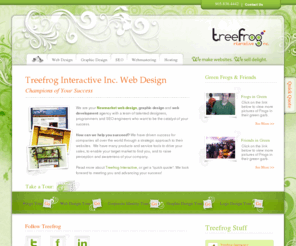 treefroginteractive.com: Newmarket Web Design & Development - Treefrog
Newmarket Ontario is home of Treefrog, an award winning Newmarket web design & development company offering internet marketing services from Toronto web design to Mississauga and the world
