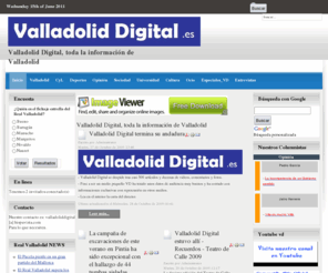 valladoliddigital.com: Valladolid Digital, toda la información de Valladolid
El primer portal digital de Valladolid: Noticias, Opinión, Deportes, Sociedad, Universidad, Ocio, Conciertos, Entrevistas, Agenda