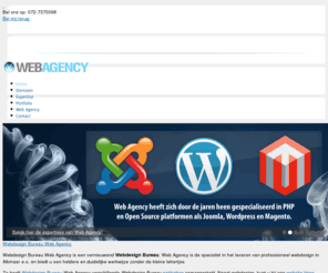 webagency.nl: Webdesign Bureau Web Agency: Het Webdesign Bureau uit Noord-Holland Noord, Alkmaar, Heerhugowaard, Schagen - Website, Webwinkel, iPhone, Android, app laten maken.
Webdesign Bureau Web Agency is de specialist in website laten maken, professionele website design, webwinkel laten maken, webshop laten maken, iPhone app laten maken, Android App laten maken, zoekmachine optimalisatie en grafische vormgeving, in Noord-Holland Noord, Alkmaar, Heerhugowaard, Schagen, Hoorn & Den Helder.