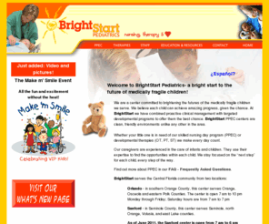 brightstartpeds.com: BrightStart Pediatrics - Serving Medically Fragile Children in Central Florida
BrightStart Pediatrics PPEC Home Page