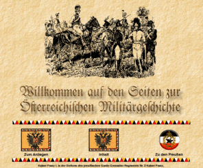 kuk-wehrmacht.de: Österreichische Militärgeschichte - Historischer Service
Seiten zur österreichischen Militärgeschichte