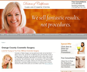 losangelesdoctordirectory.com: Orange County Cosmetic Surgery & Laser Liposuction | Dr. Gutman 714-202-9205
Cosmetic Surgery Results, without Surgery.  Look 10 Years Younger without pain, in less time, for a fraction of the cost.  Office in Orange County, California.