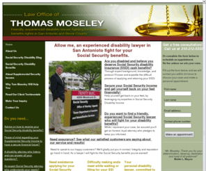 sanantoniosocialsecurity.com: Tom Moseley | Disability Lawyer San Antonio | SSI
Tom Moseley | Disability Lawyer San Antonio | SSI: Thomas Moseley, disability lawyer San Antonio, Social Security benefits, SSDI, disability benefits