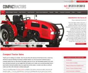 compact-tractor-sales.co.uk: Compact Tractors, Mahindra, Jimna Compact Tractors
We offer any Compact Tractor and are the sole distributors of the highly successful Mahindra compact tractor range in the UK. Buy a small tractor today