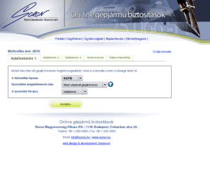 enbiztositasom.hu: Főoldal | KÖTELEZŐ BIZTOSÍTÁS
Kötelező biztosítás 2010 összehasonlítás. Casco biztosítás 2010 összehasonlítás