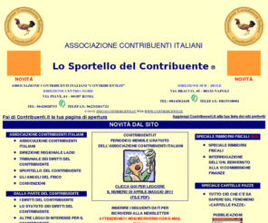 fiscoggi.it: Contribuenti.it - LO SPORTELLO DEL CONTRIBUENTE ®
CONTRIBUENTI.IT è lo sportello virtuale dei contribuenti italiani. Leggi, servizi, notizie e ogni genere di informazione di interesse dei contribuenti.