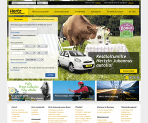 hertz.fi: Hertz Autovuokraamo - Varaa vuokra-autot kaikkialle maailmaan.
 Varaa autosi Hertziltä. Tarjouksia ja online check-in palveluja. 8000 toimipistettä maailmalla.