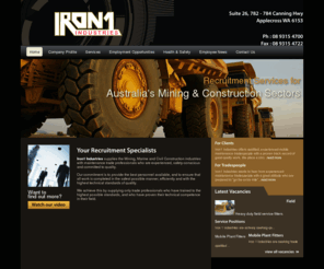 iron1.com.au: Mining Recruitment Perth, Western Australia, Mining Labour Hire Perth, WA, Civil Construction Recruiment Services  - Perth, Western Australia - Iron1 Industries
Mining Recruitment Perth, Western Australia, Mining Labour Hire Perth, WA, Civil Construction Recruiment Services Perth, Western Australia - Iron1 Industries