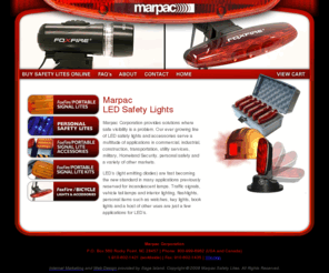 ledsafetylights.com: LED Safety Lights - Portable Signal Lights
LED safety lights - Marpac Corporation provides solutions where safe visibility is an issue including personal and portable safety light solutions