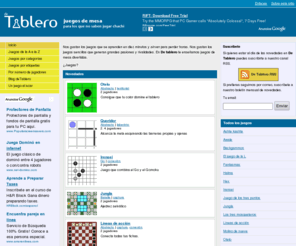 detablero.com: De tablero | Juegos de mesa para los que no saben jugar chachi
Juegos de mesa sencillos con reglas y tableros para imprimir y jugar.