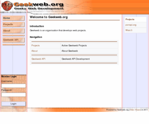 geekweb.org: Geekweb.org - Geeky Web Development
Geekweb.org: Geeky Web Development