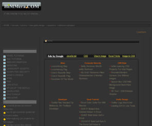 himmera.com: Web Enciclopedy Constructor,Scripts and Tutorials
Information Enciclopedy and Web Constructor,Tutorials,PHP Scripts,Photoshop