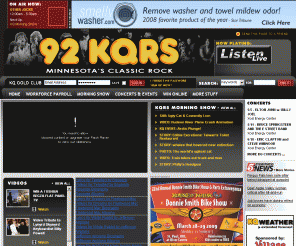 92kqrs.com: KQRS-FM
KQRS features Contemporary and Classic blend of rock from the 60's through the 90's.  Personality-oriented for the lifestyle of adult listeners.